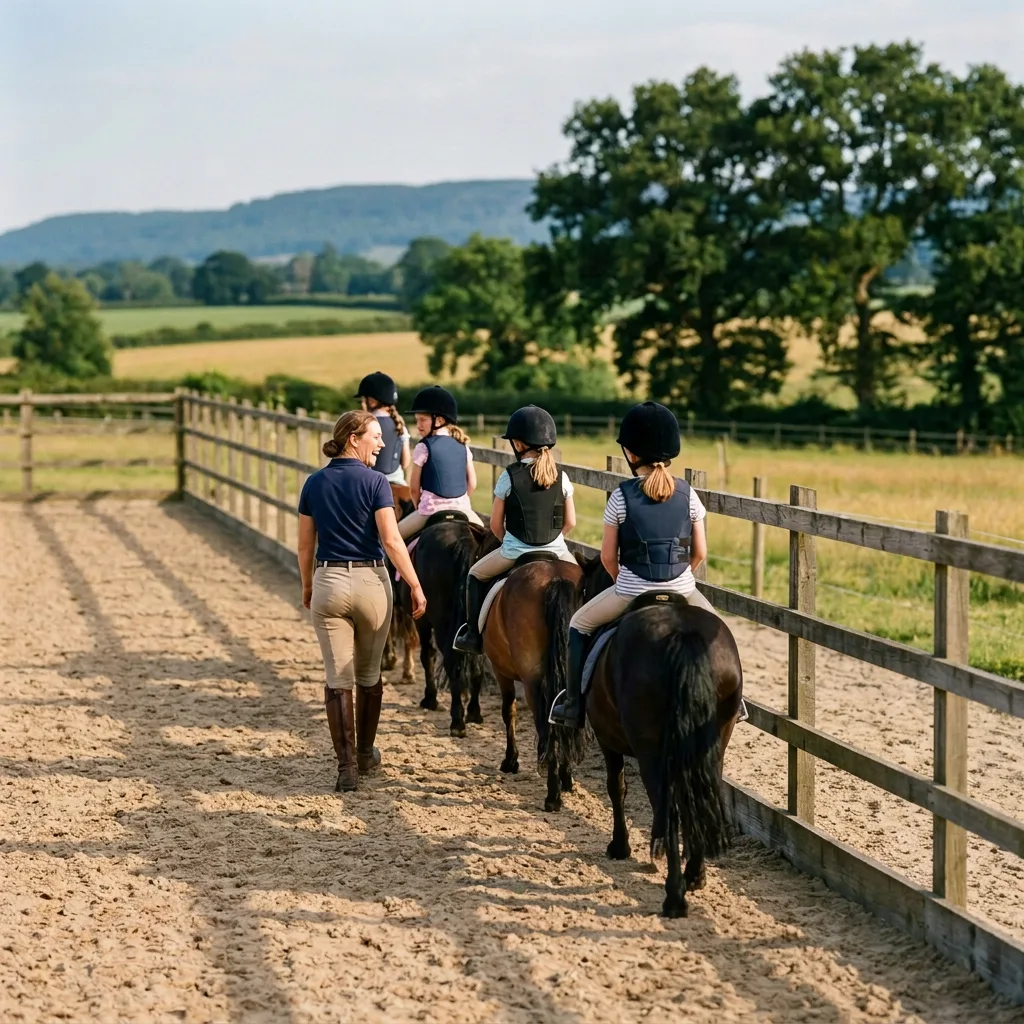 Cours de poney à Vourles, Rhône